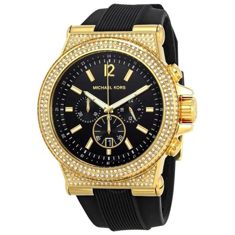 michael kors dylan black dial